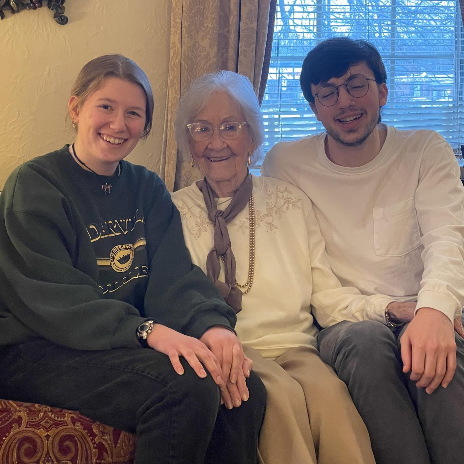 with Samuel’s grandma Clara Lou