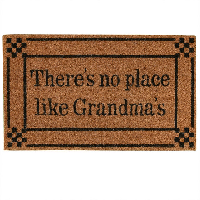 Park Designs No Place Like Grandmas Doormat - Beige 1'6''x2'6''
