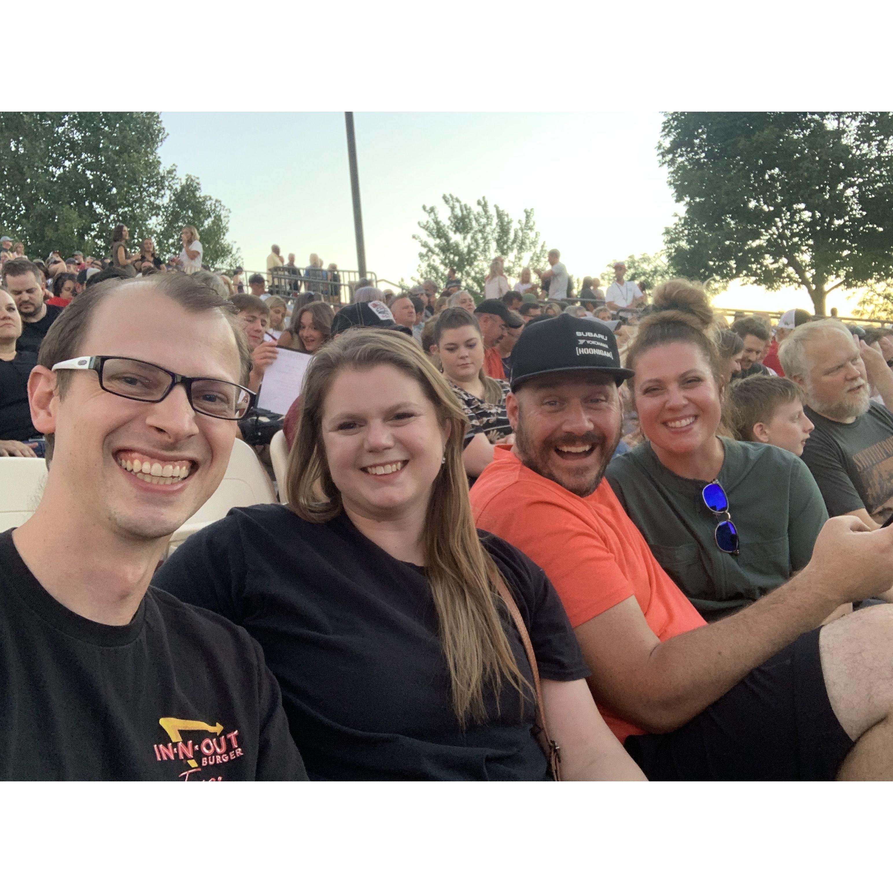 When we saw Collective Soul with Adam's friends.