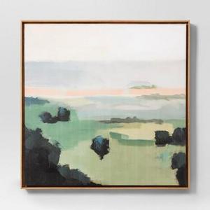 Framed Abstract Wall Canvas 33 X 33 - Project 62™