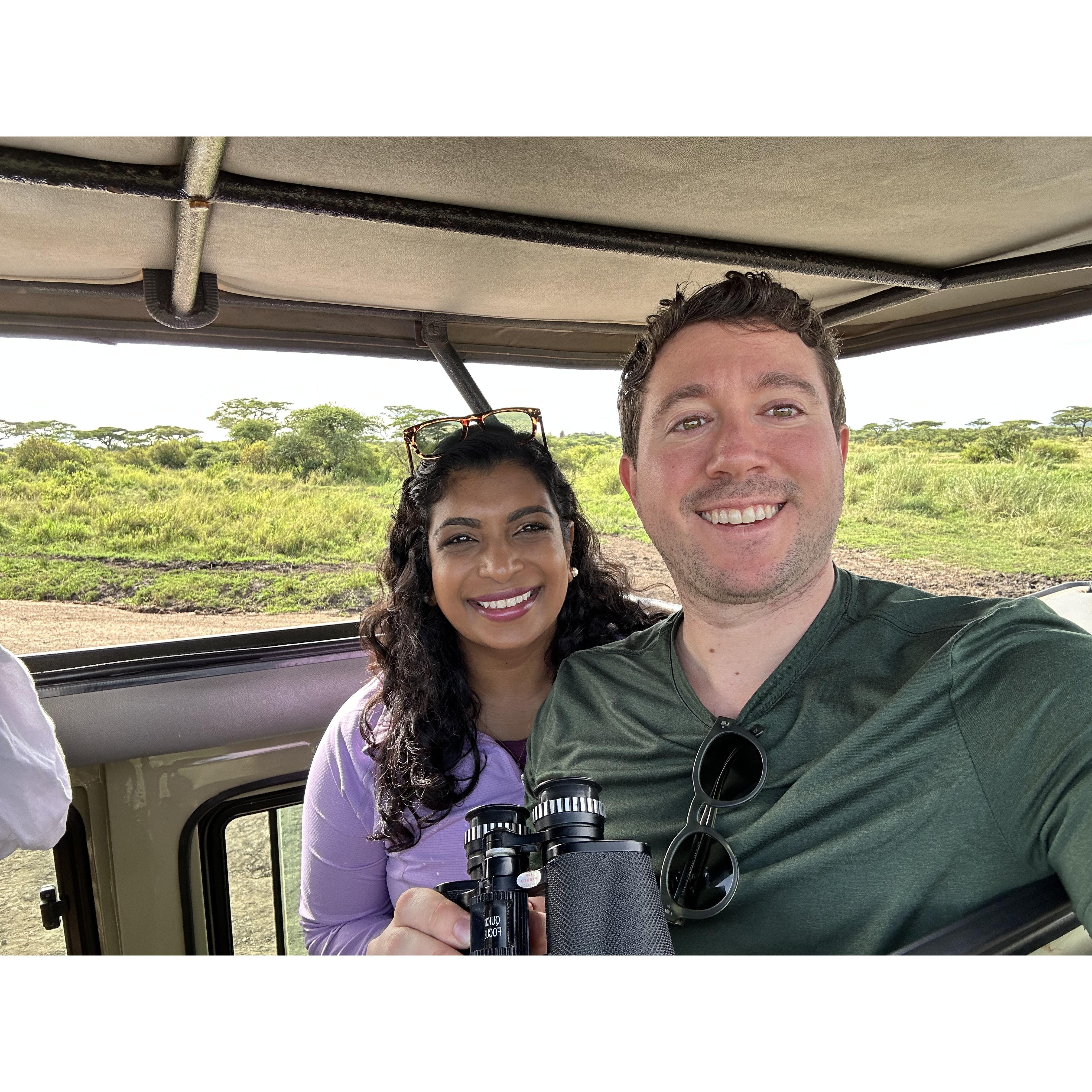 On safari in Tanzania
