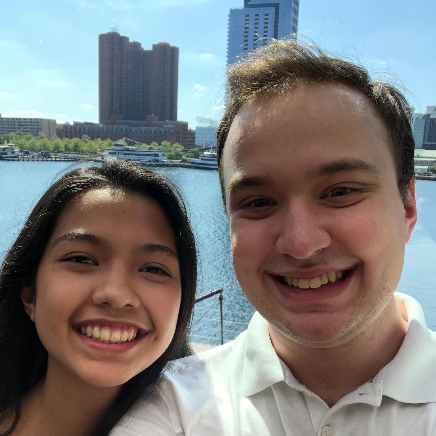 Ariel's first time at the Baltimore aquarium