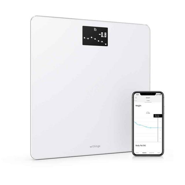 Withings Body Weight, BMI & Wi-Fi Smart Scale with Smartphone App in White