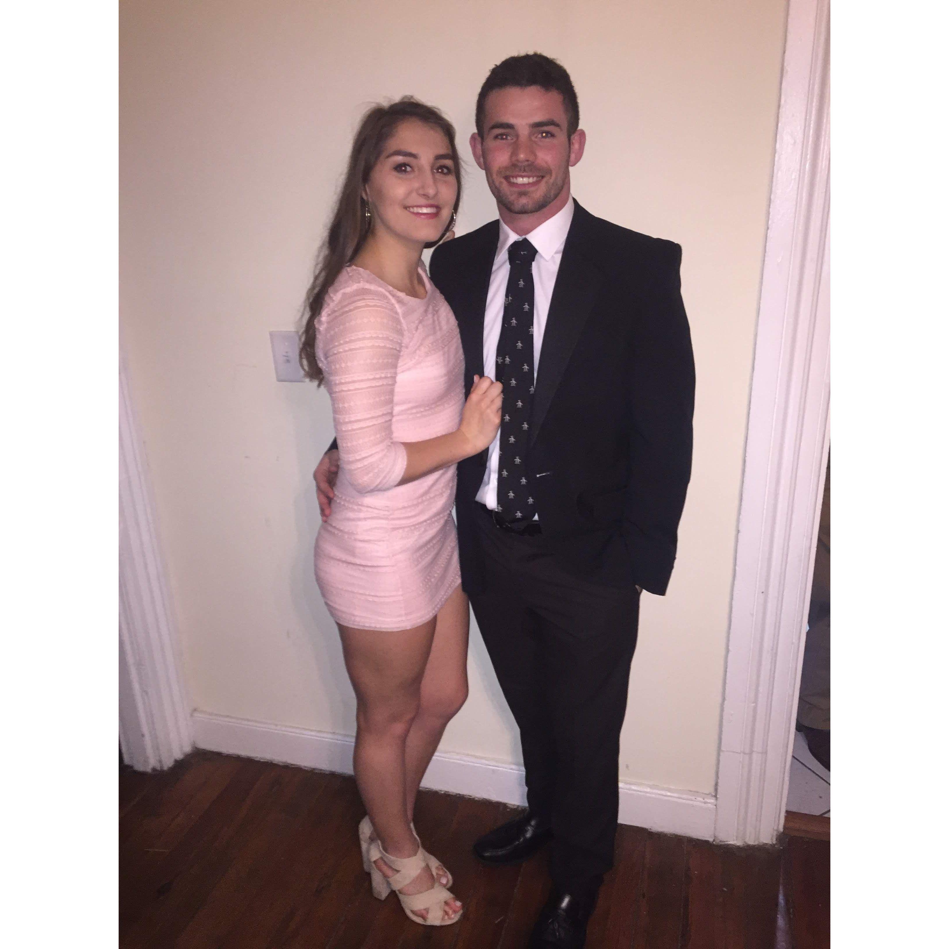 Our first formal night out together - February 2018