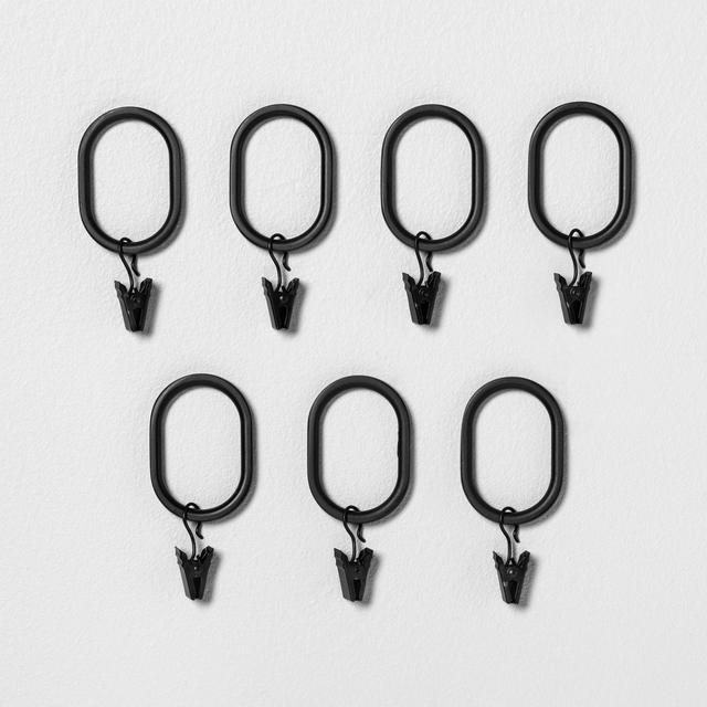 7ct Drapery Ring Matte Black - Hearth & Hand™ with Magnolia