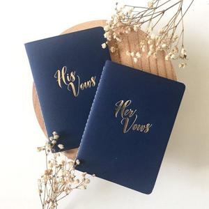 Navy Vow Books - Set of 2