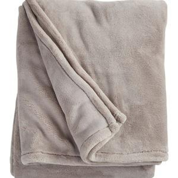 Wicked Plush Throw - Woodsmoke