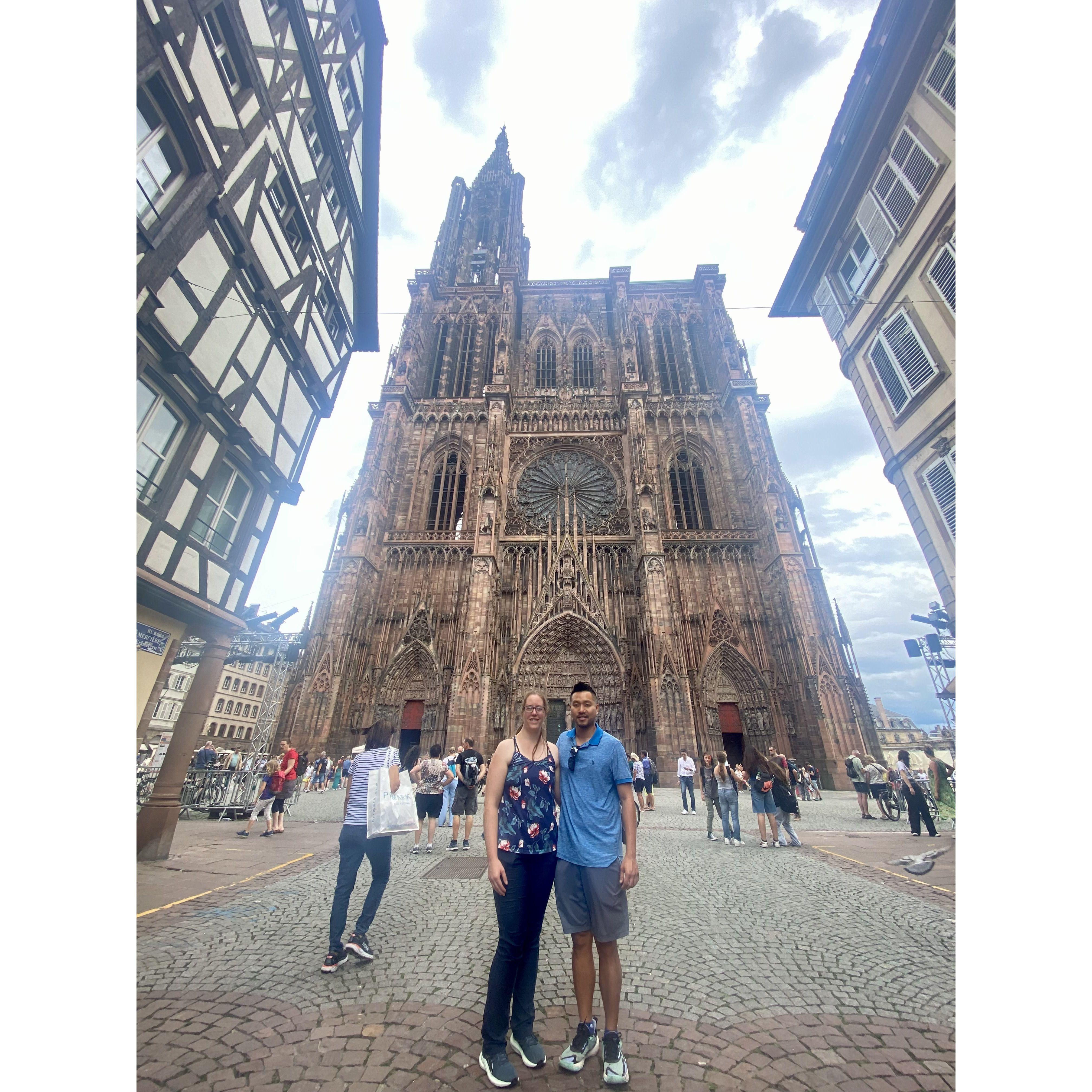 Our first date as an official couple was to visit Strasbourg, France.