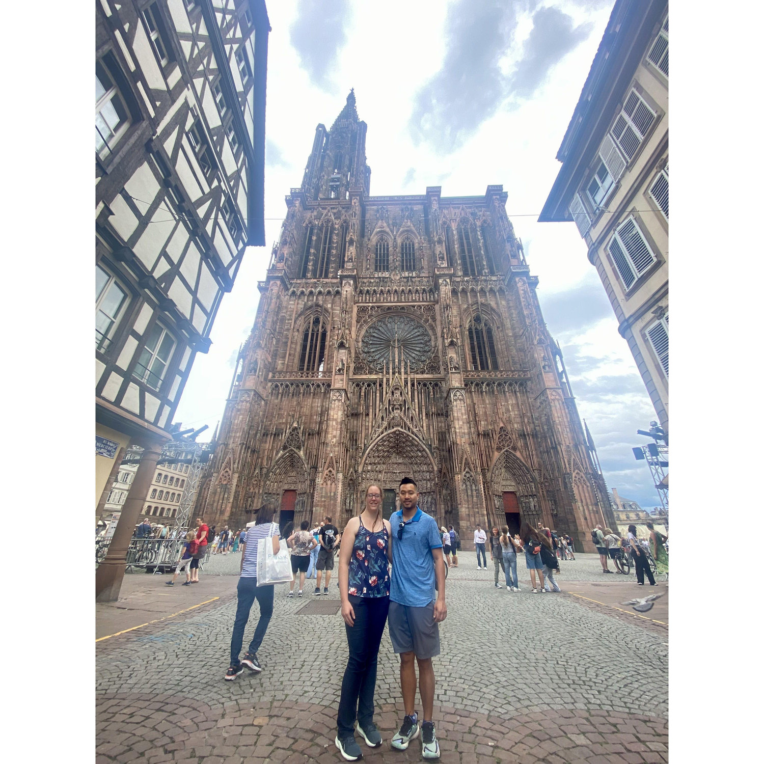 Our first date as an official couple was to visit Strasbourg, France.