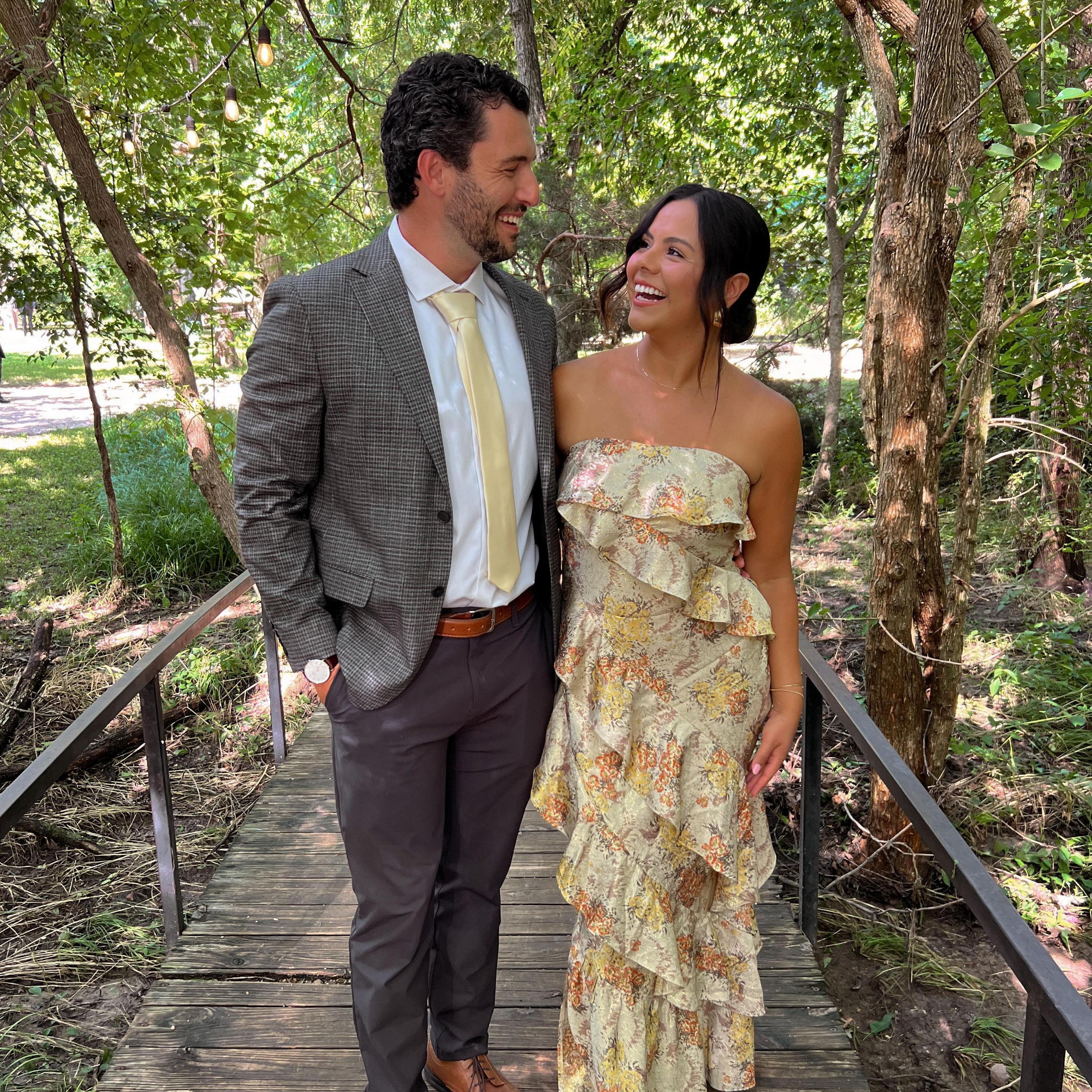 Our first wedding together!