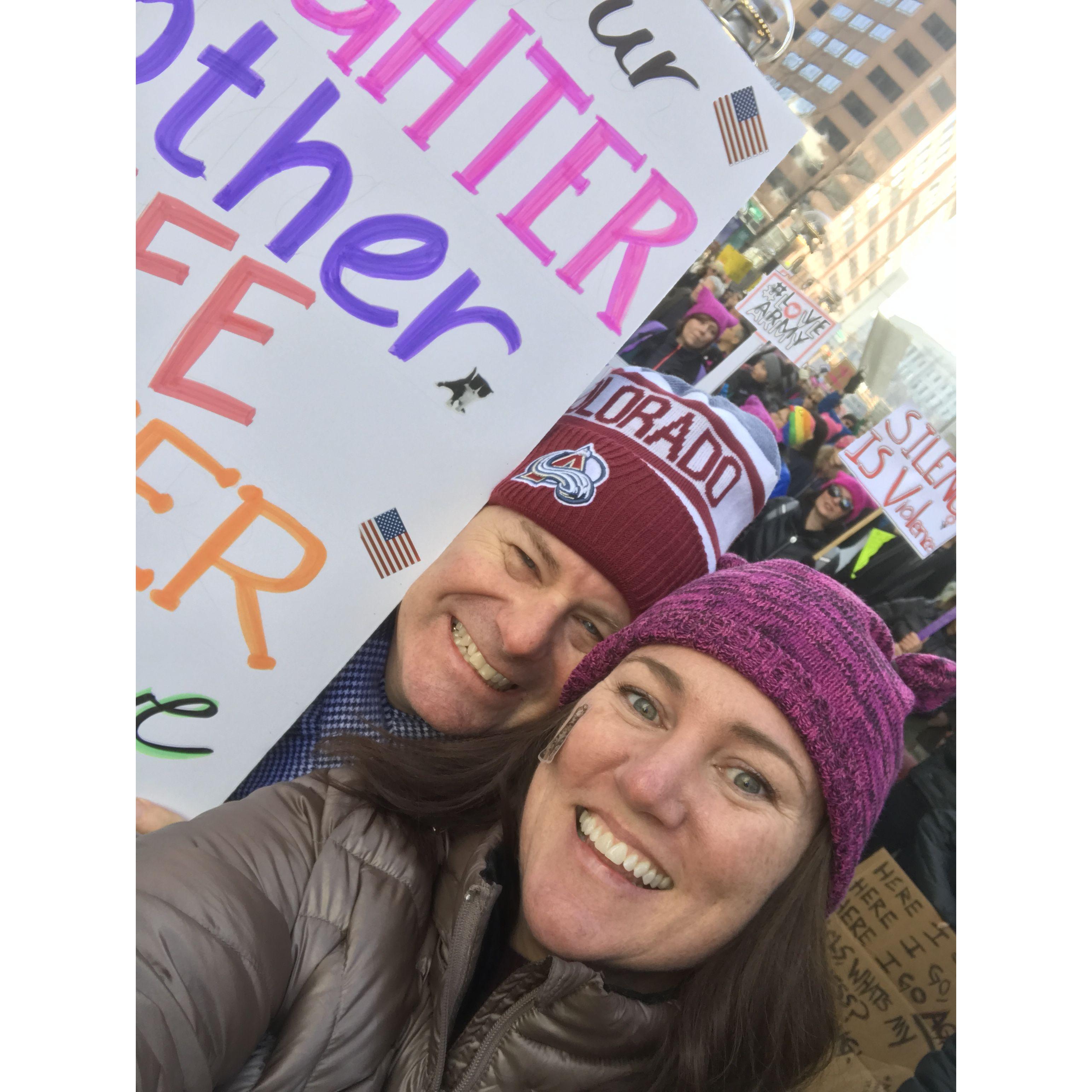 At the Denver Women's March (2017)