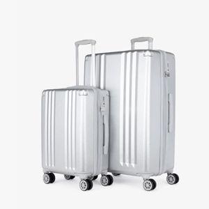 Ambeur 2-Piece Luggage Set- SILVER