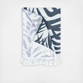 Matouk x Schumacher Zebra Palm Beach Towel