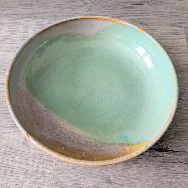 Handmade Pasta Bowl, Large Ceramic Bowl, Rustic Stoneware Bowl, Large Serving Bowl