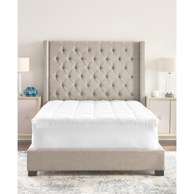 ProSleep 4" Hybrid Fiber and Memory Foam Mattress Topper, California King, Exclusively at Macy’s