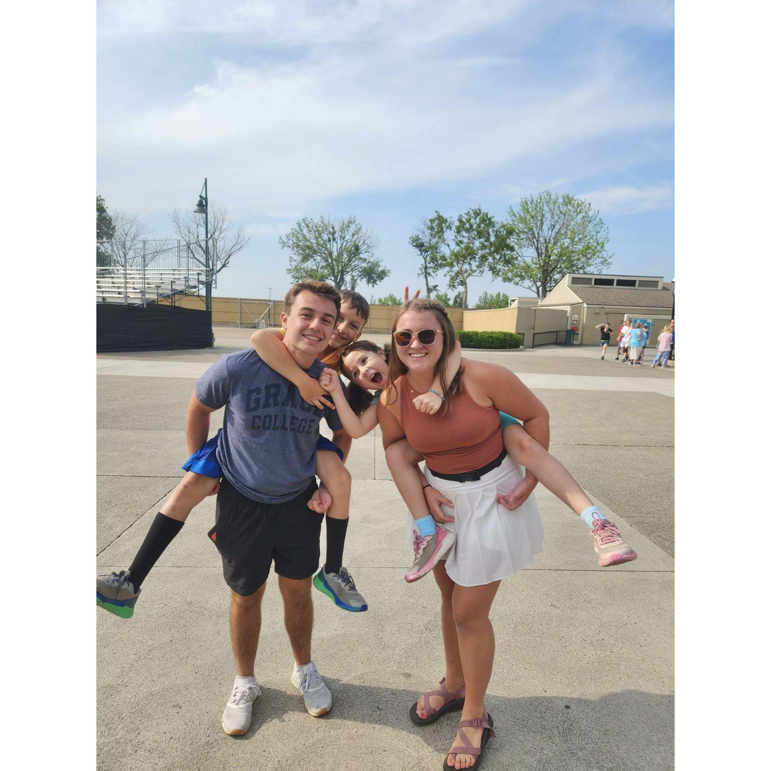 Cedar Point with the cousins