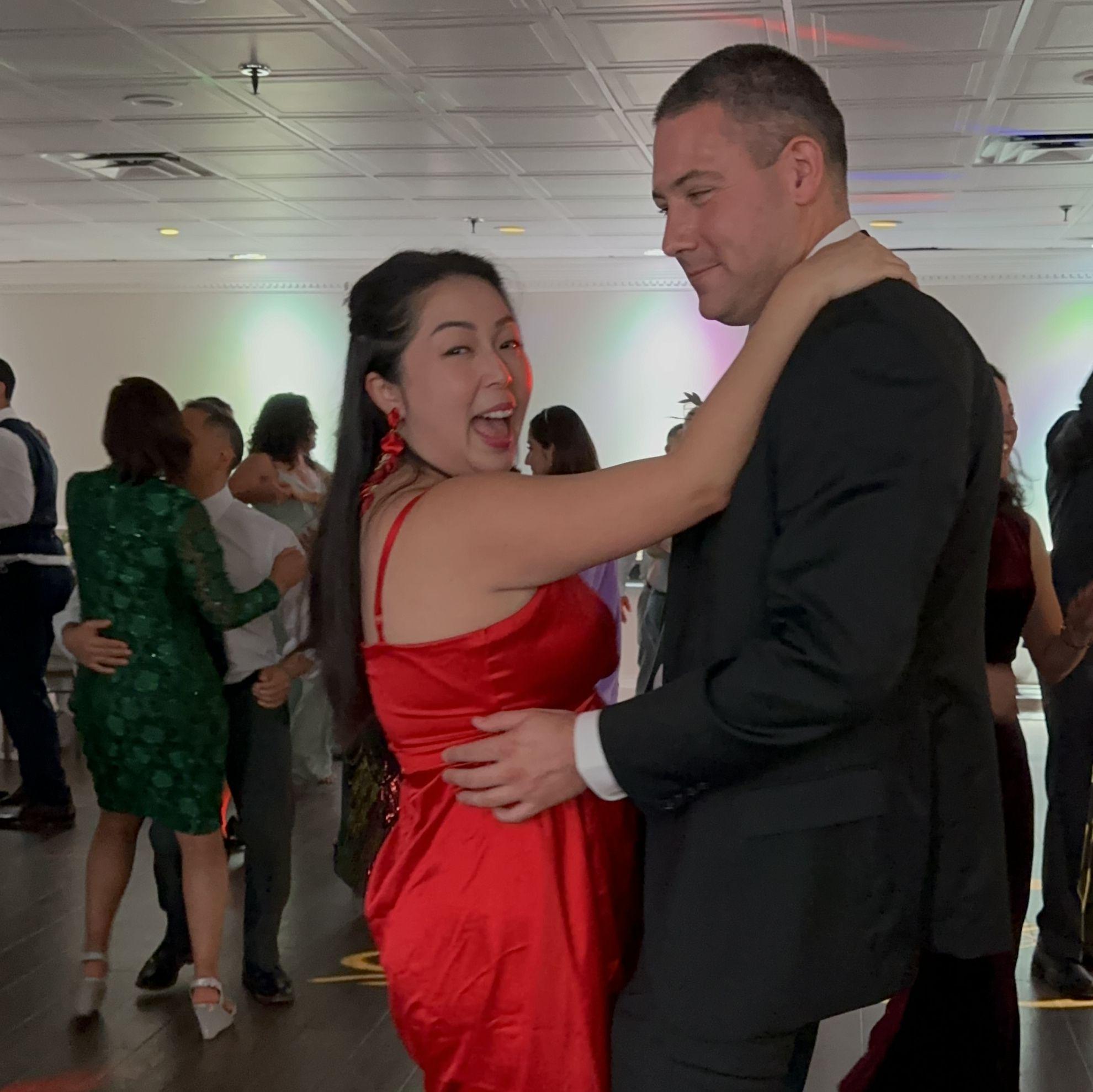 First time dancing together~