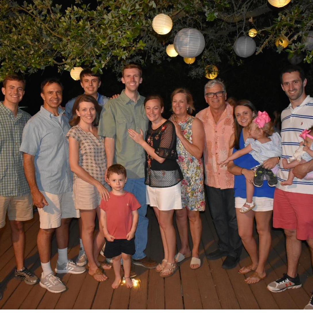 Engagement party with our family!