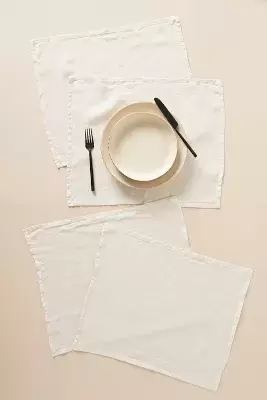 Edison Portuguese Linen Placemats, Set of 4