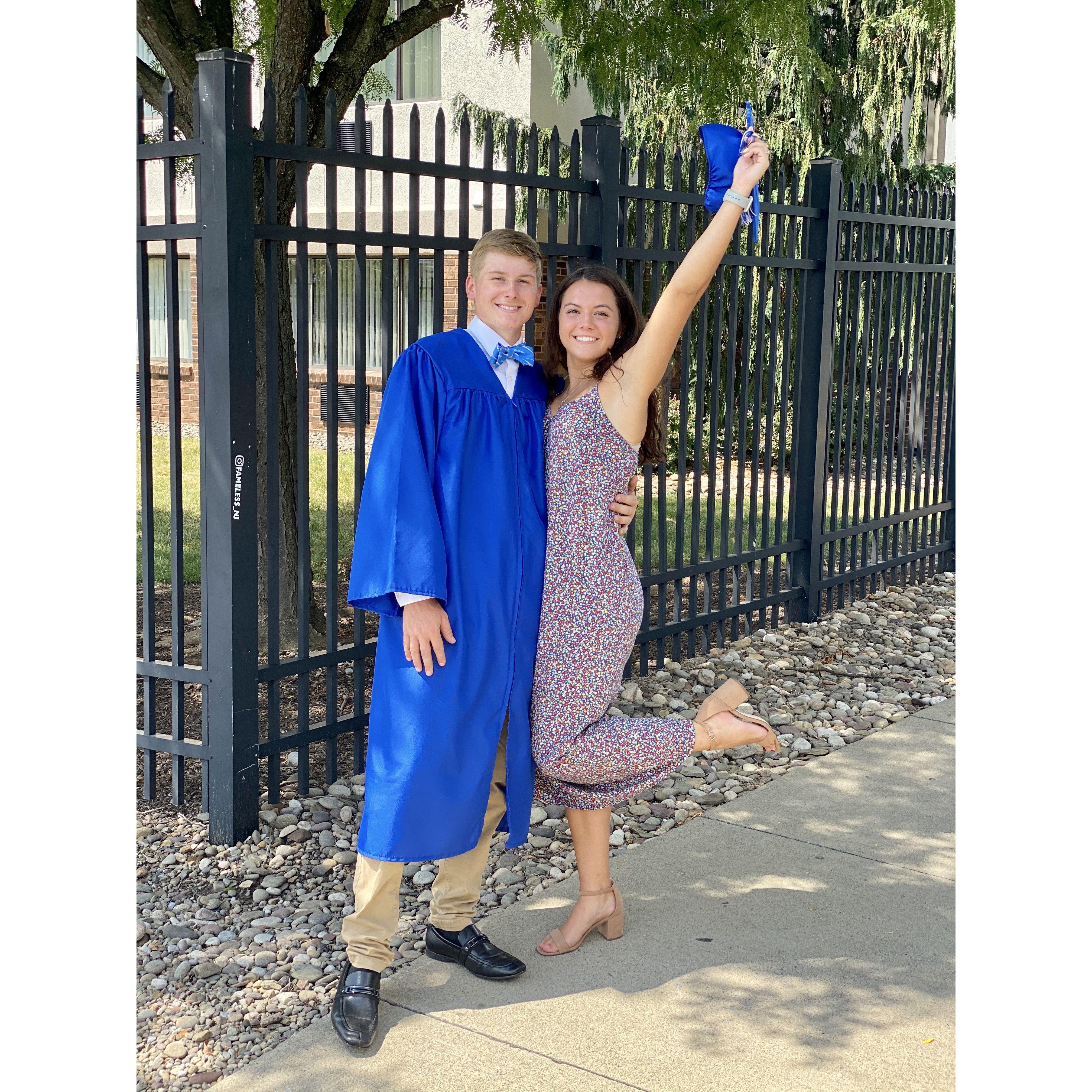 Jacob graduating college - 8/8/2020