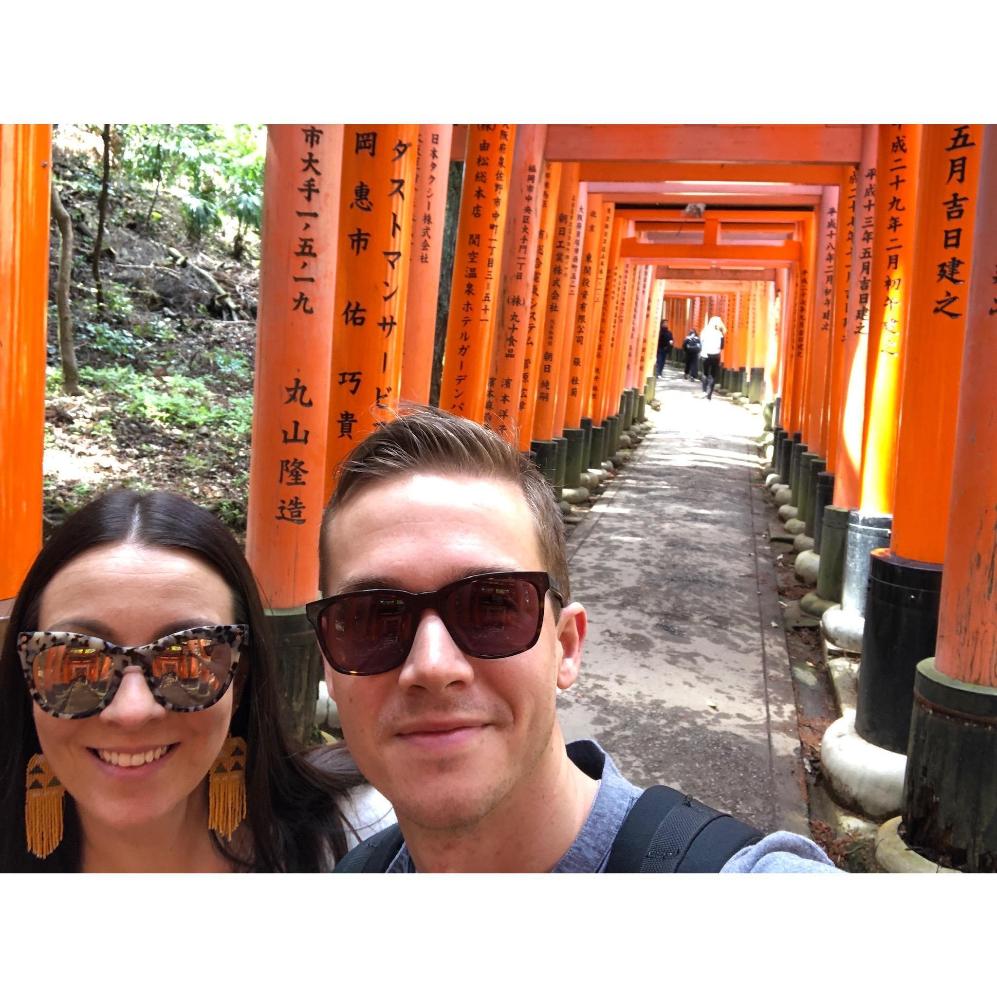 Exploring Kyoto, Japan.