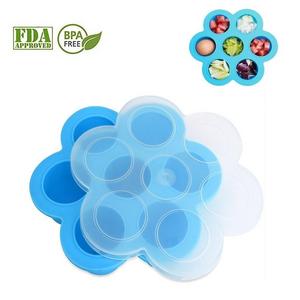 recod - Silicone Egg Bites Molds for Instant Pot Accessories,Food Freezer Trays Ice Cube Trays Silicone Food Storage Containers With Lid,Fits Instant Pot 5,6,8 qt Pressure Cooker,BPA Free
