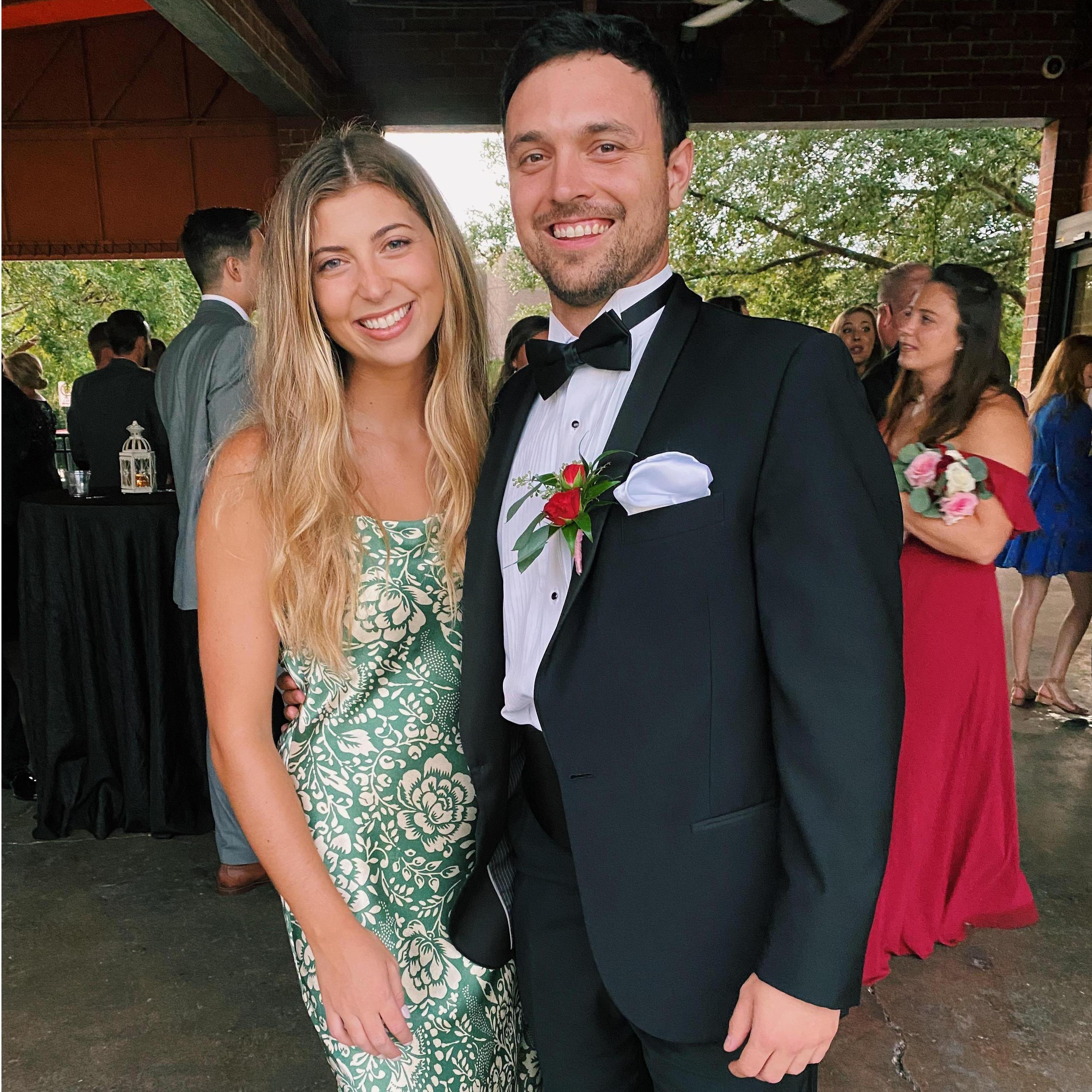 Jeff and Jen's wedding! Hailey caught the bouquet and Nate caught the garter!