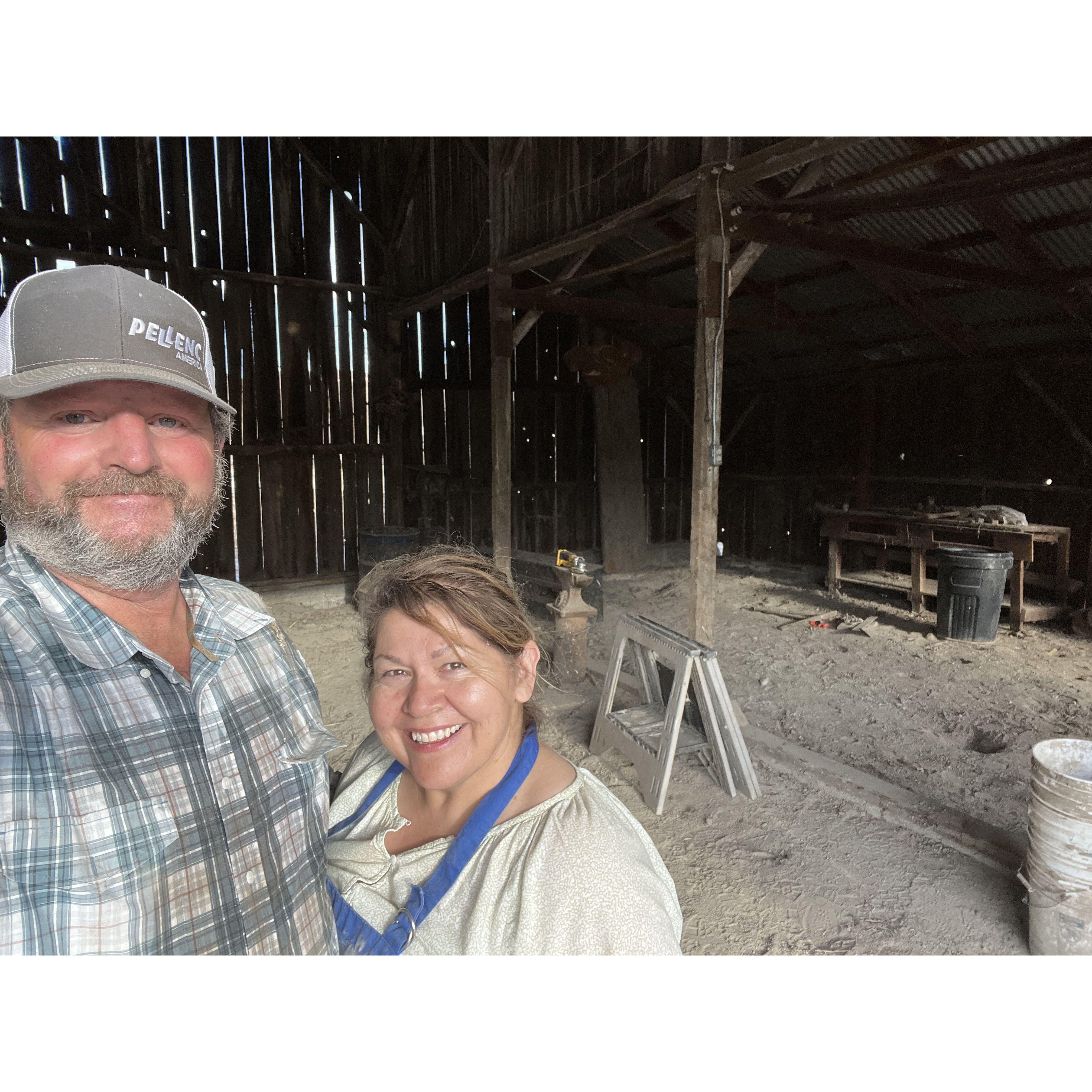 SWEAT EQUITY! Will first and now the 2 of us have invested sweat equity into making our house a safe, orderly home. Will has the vision. Patricia is a project manager. Together; Unstoppable.