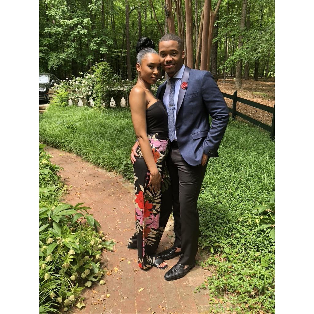 This photo is from a set a photos during Regis's graduation weekend from Duke that have become our favorite photos of us.