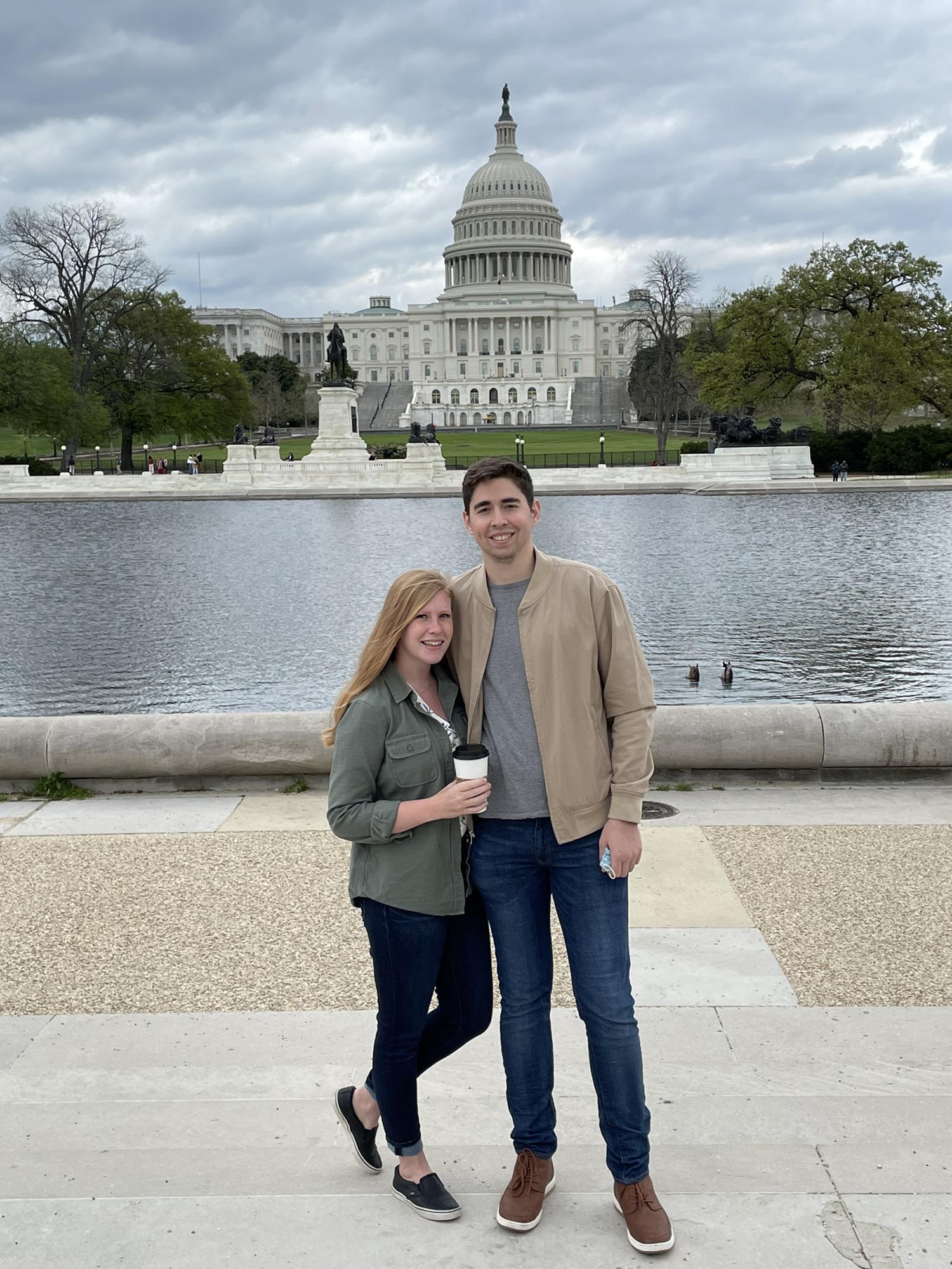 A morning walk near our Capitol Hill apartment (March 2021)