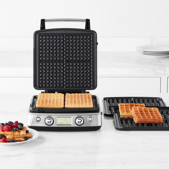 GreenPan Premiere 4-Square Waffle Maker