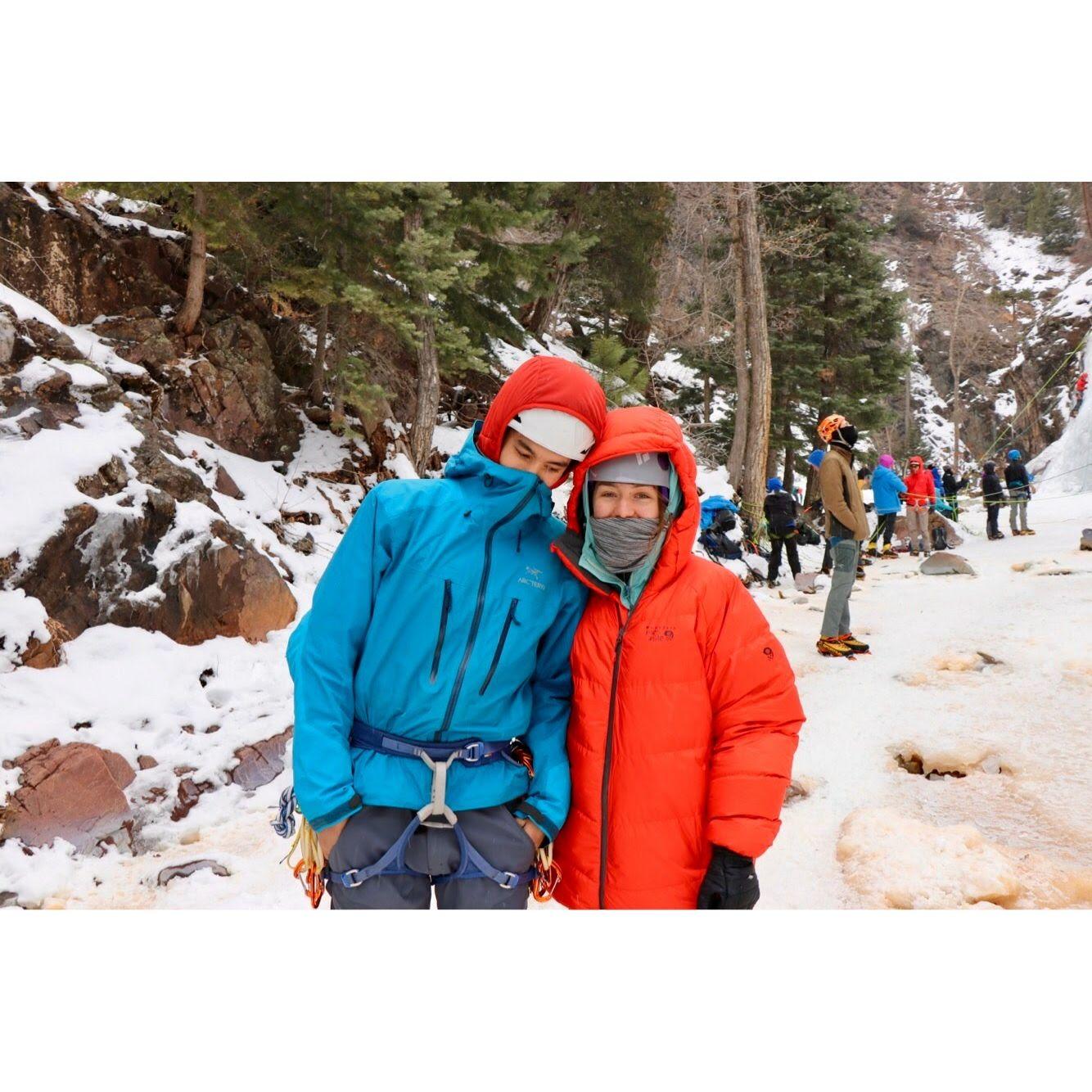 First ice climbing festival together - Feb 2018