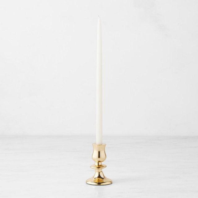 Heirloom Brass Tiny Taper Holders, Small