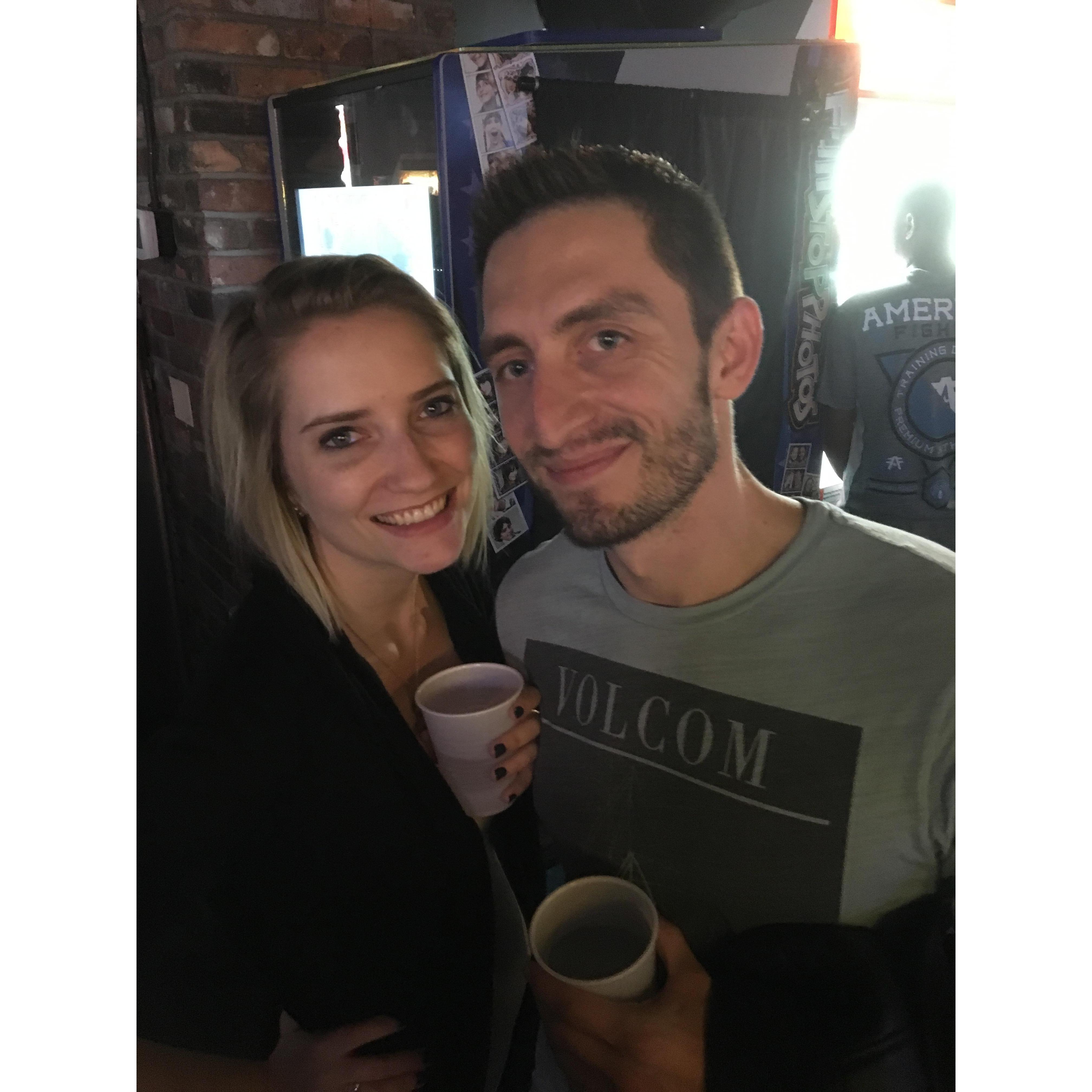 One of our first photos taken together!