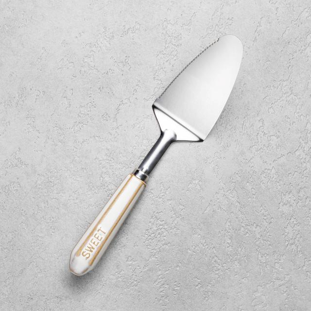 Stoneware & Metal Dessert Server - Hearth & Hand™ with Magnolia
