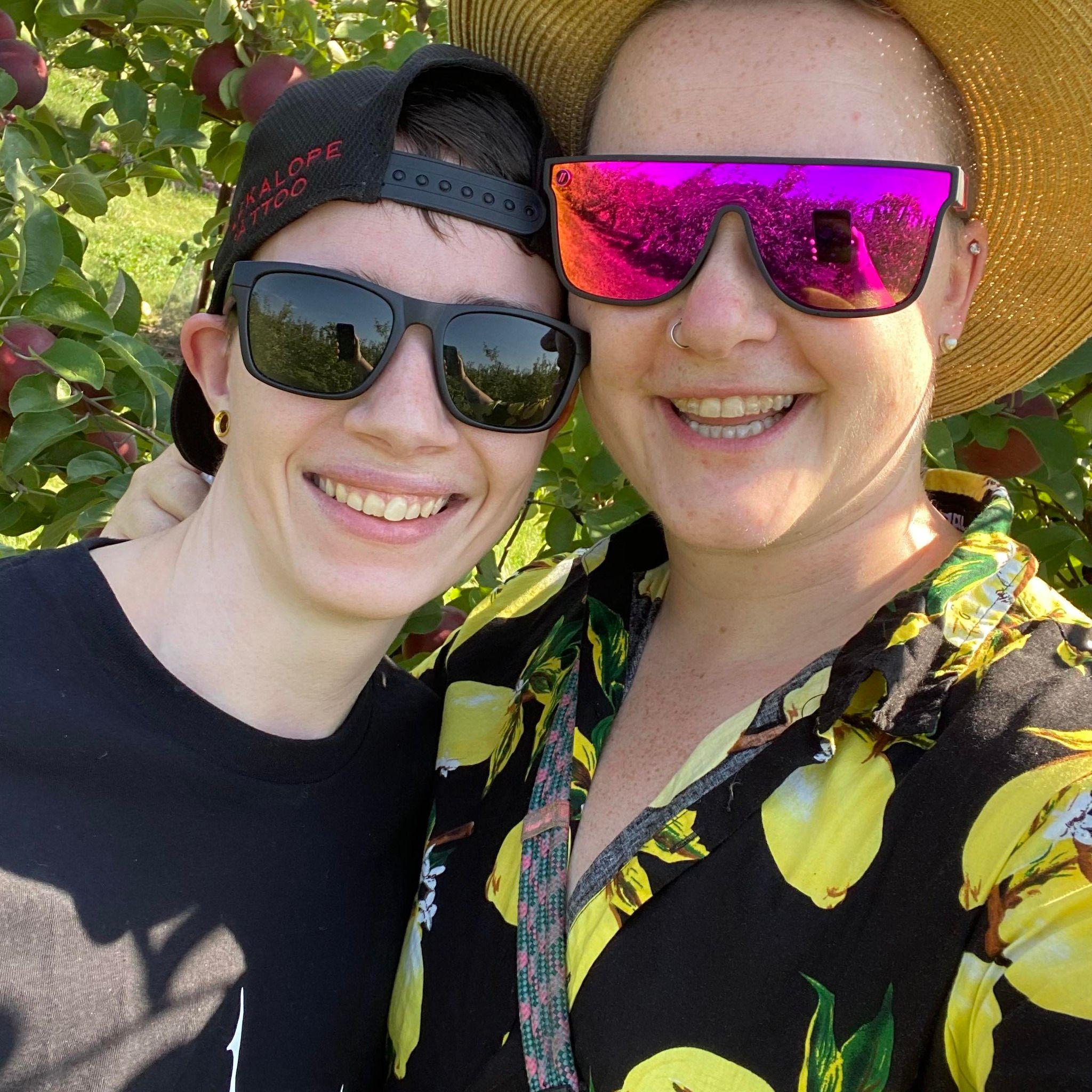 apple picking last fall