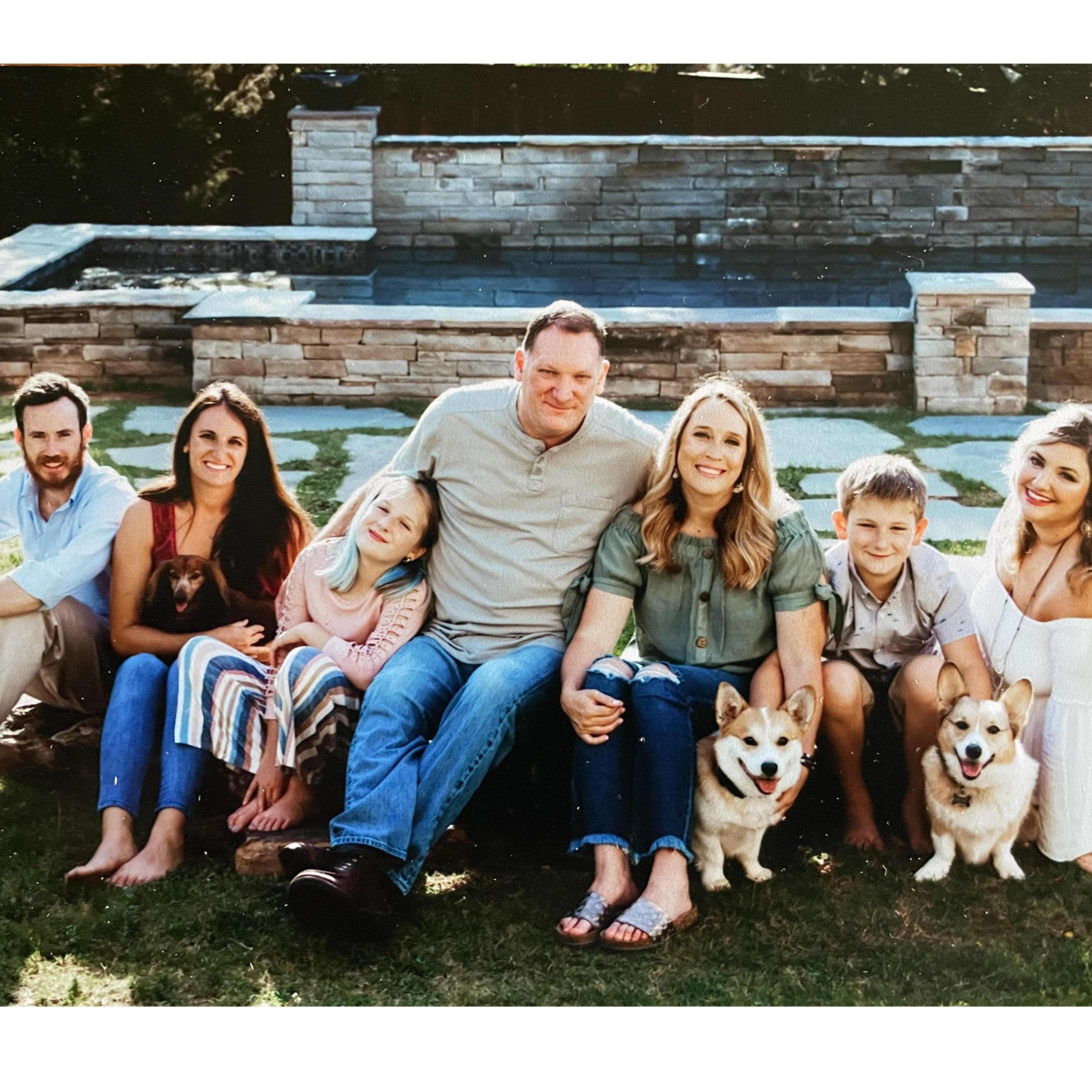 L'Heureux Family with Matt in Oklahoma.