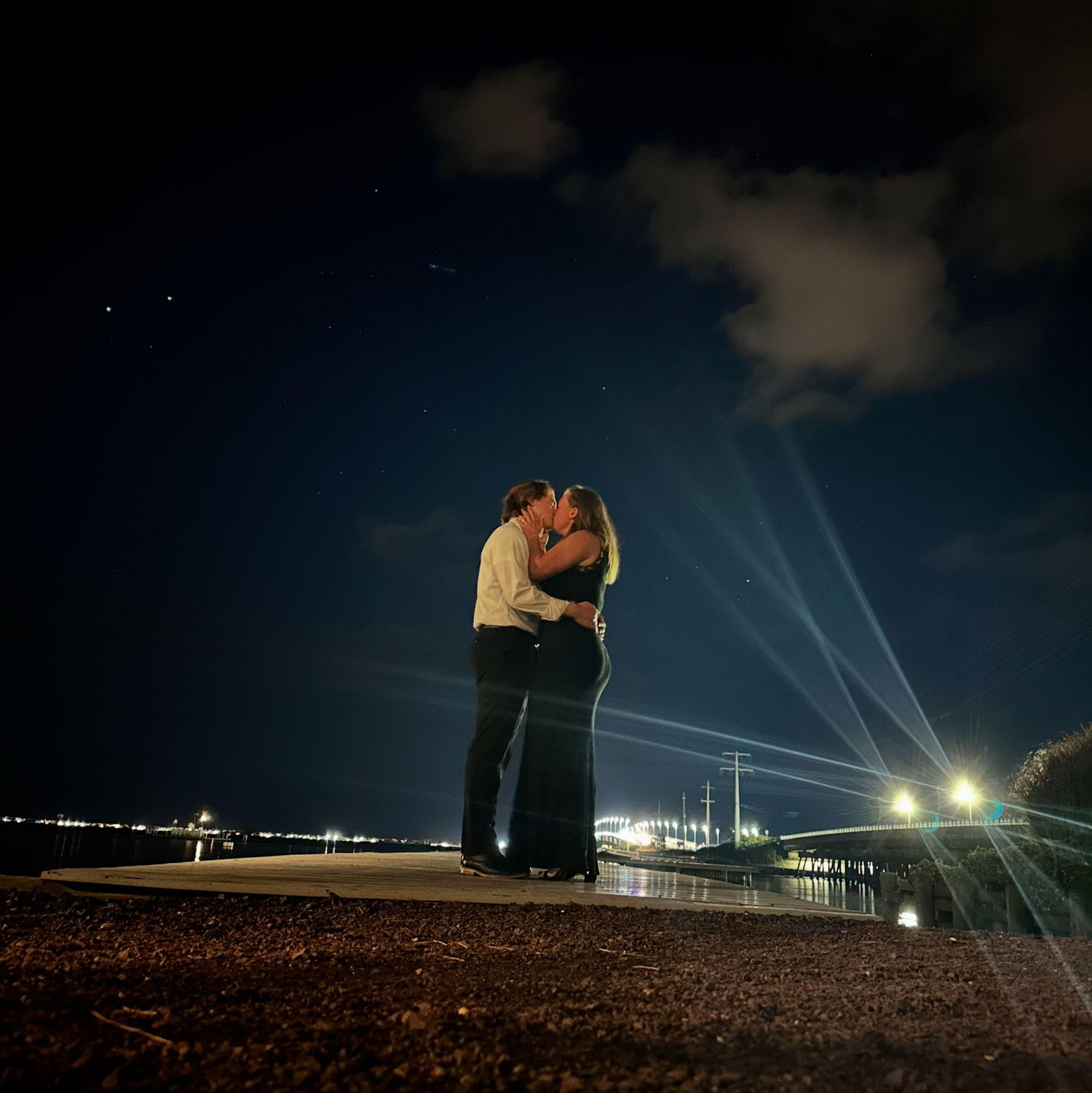 The picture everyone thought we got engaged at but was at Jake and Carly wedding. Catherine thought it was a cool picture.