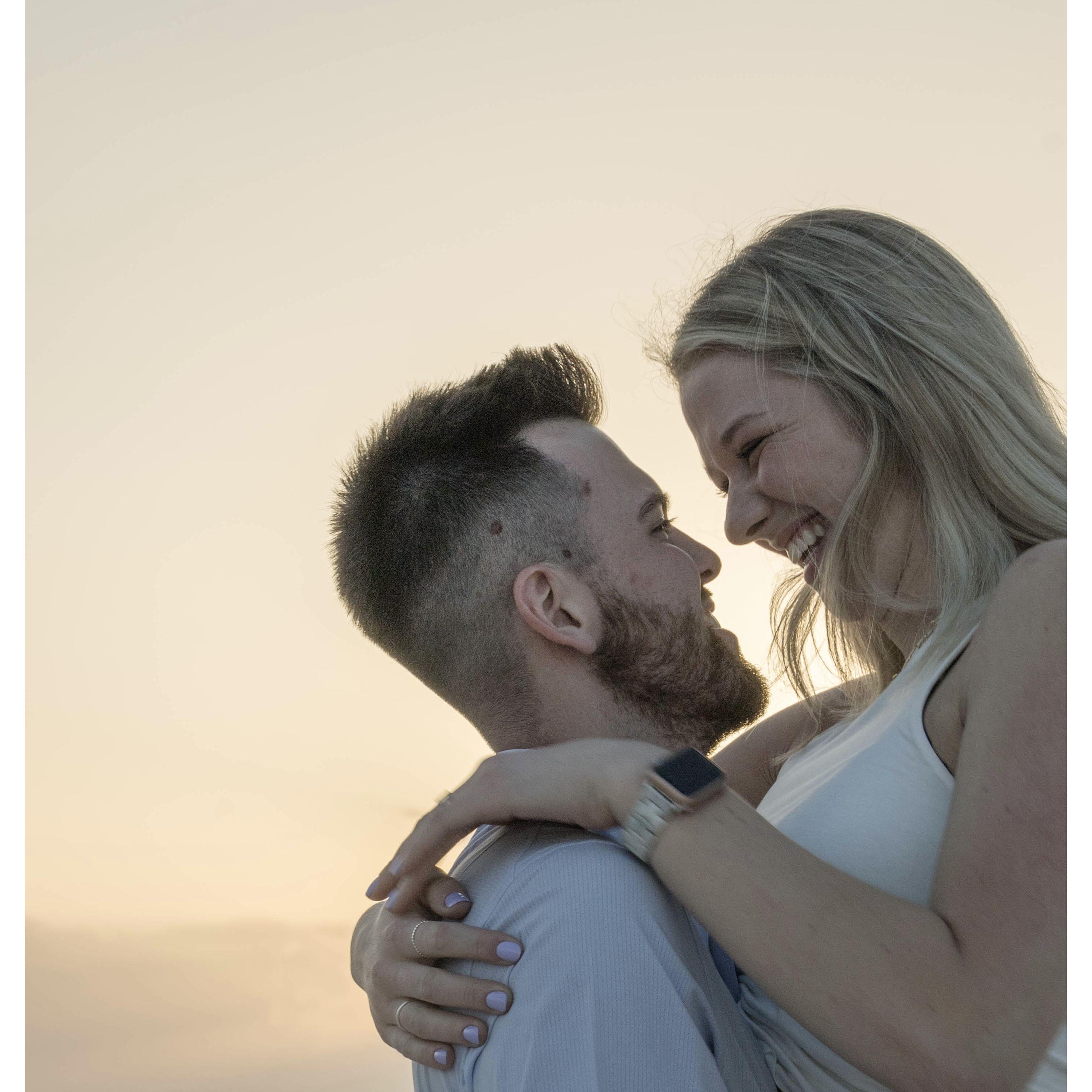 we happened to meet a photographer on the beach right after the proposal, she took some amazing pictures of us!