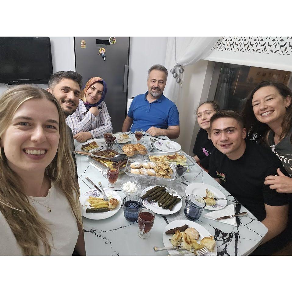 Dinner with Emin's brother and family!