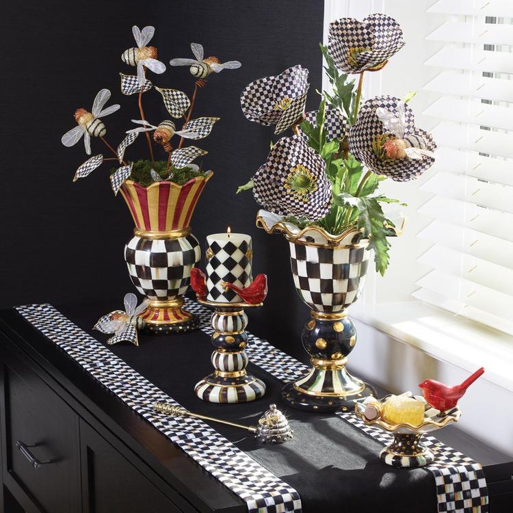 MacKenzie-Childs, Courtly Check Great Vase | Zola