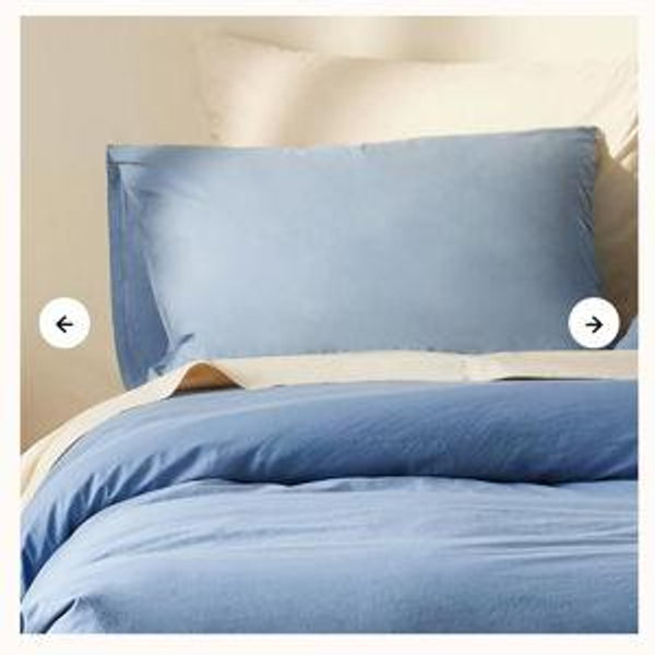 Organic Cotton Core Sheet Set -Blue Marina, King