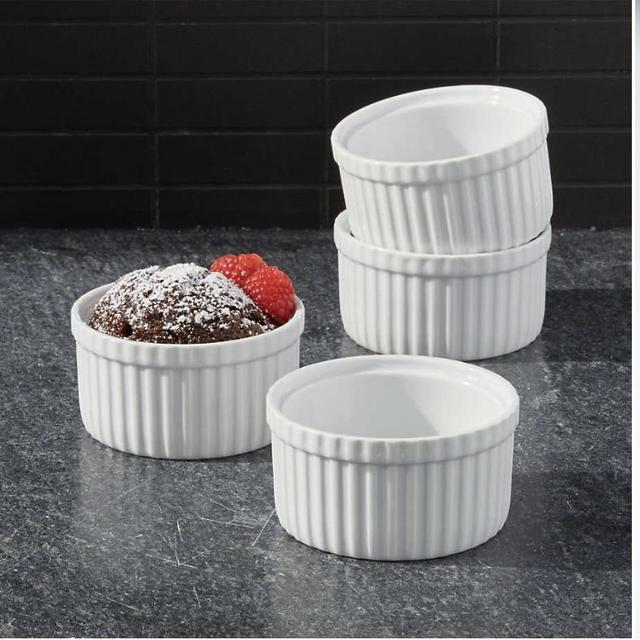 Crate and barrel - small ramekins (set of eight)
