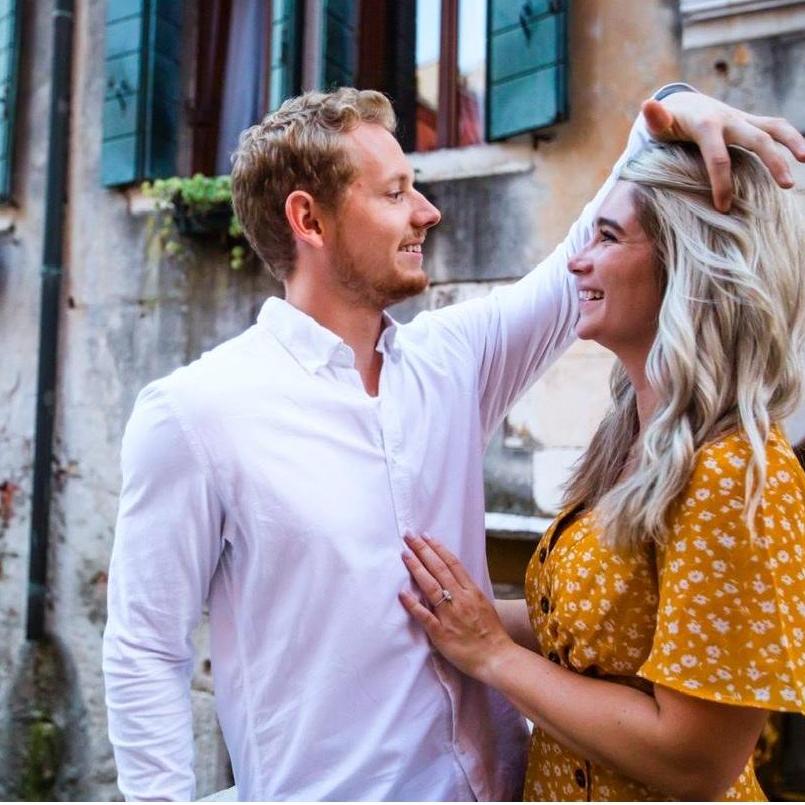 Kyle hired a photographer for the proposal and she took us on a photo shoot through Venice, Italy.
