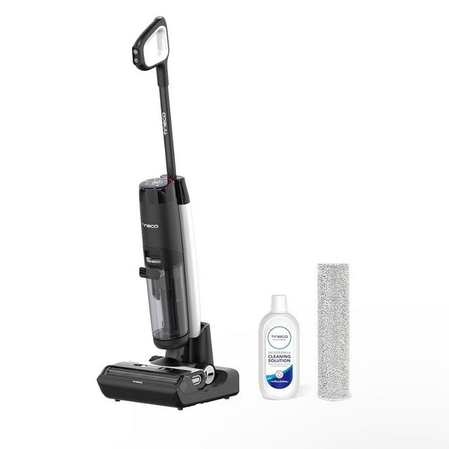 Tineco FLOOR ONE S7 FlashDry Smart Cordless Wet Dry Vacuum Cleaner, Long Runtime, Great for Sticky Messes, Self-cleaning, 158℉Hot Air FlashDrying, Dual-sided Edge Cleaning, Extended Battery Lifespan