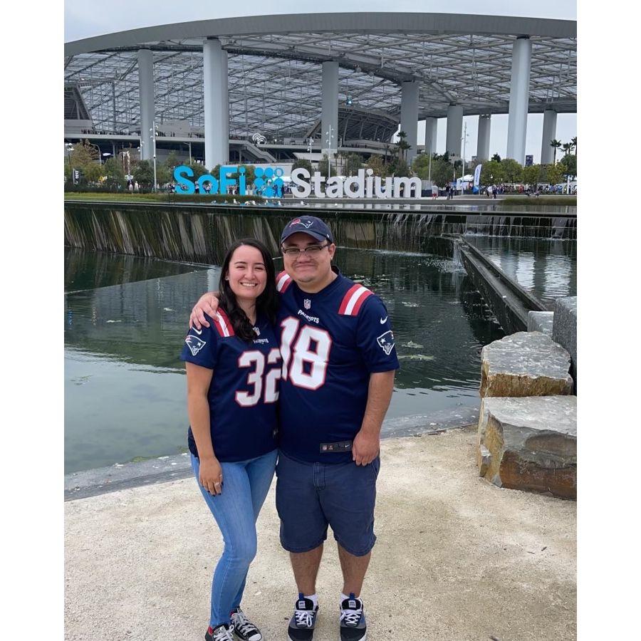 First Patriots Game. Patriots Won 27-24.