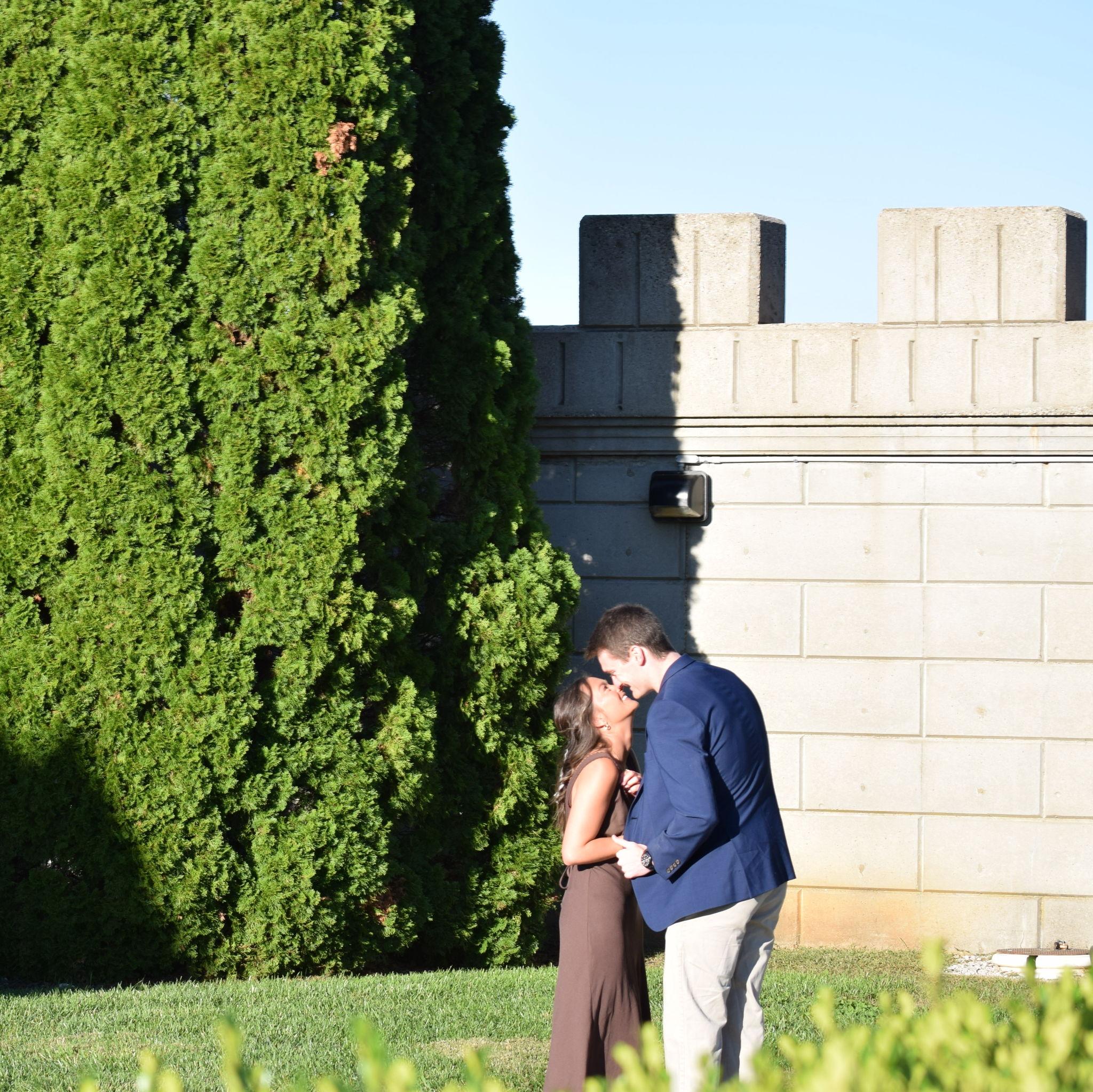 Right before Wyatt dropped to his knee!