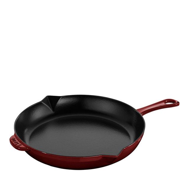 Staub Enameled Cast Iron 10" Fry Pan, Cherry