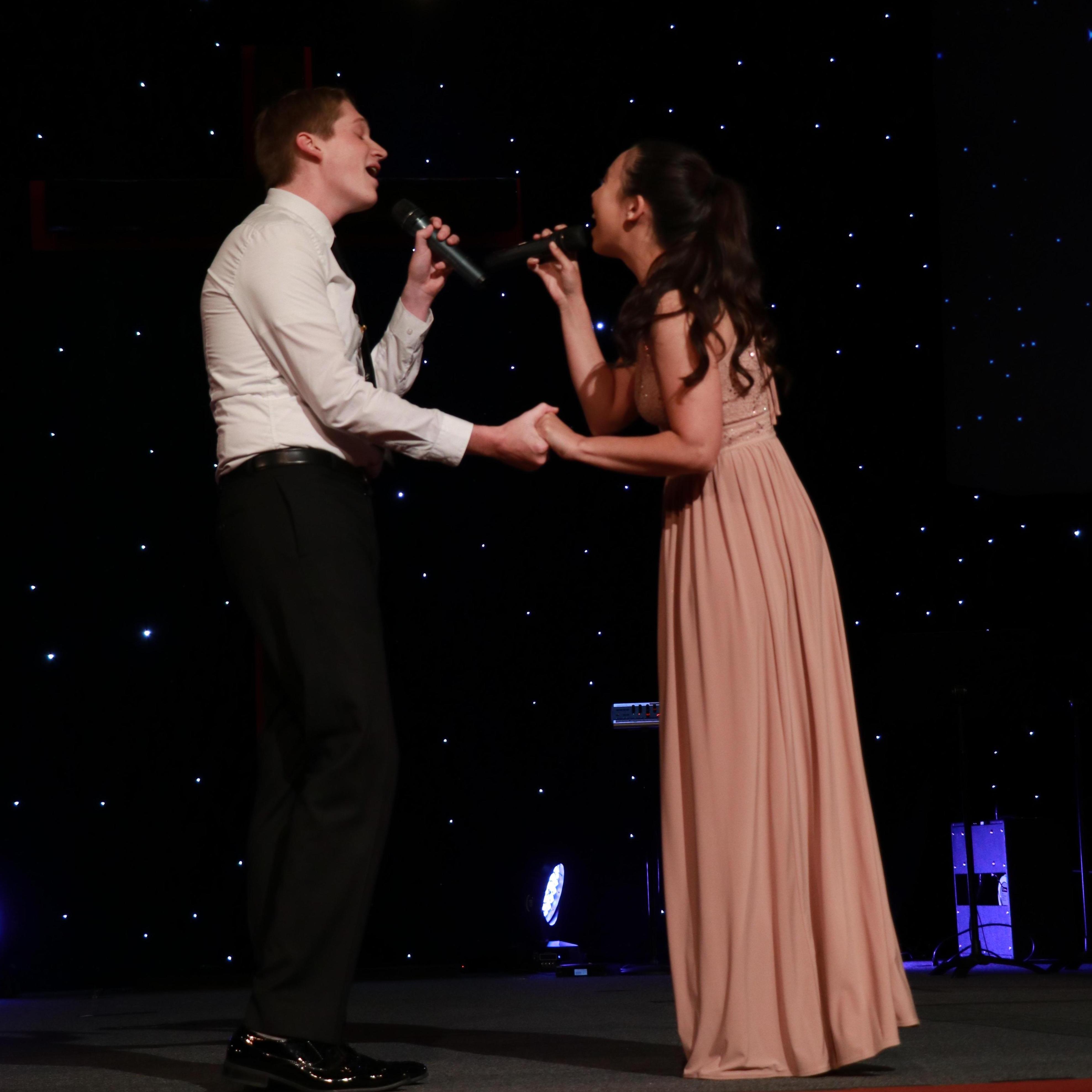 April 2018 - Singing at Award's Night and getting Power Couple of the Year