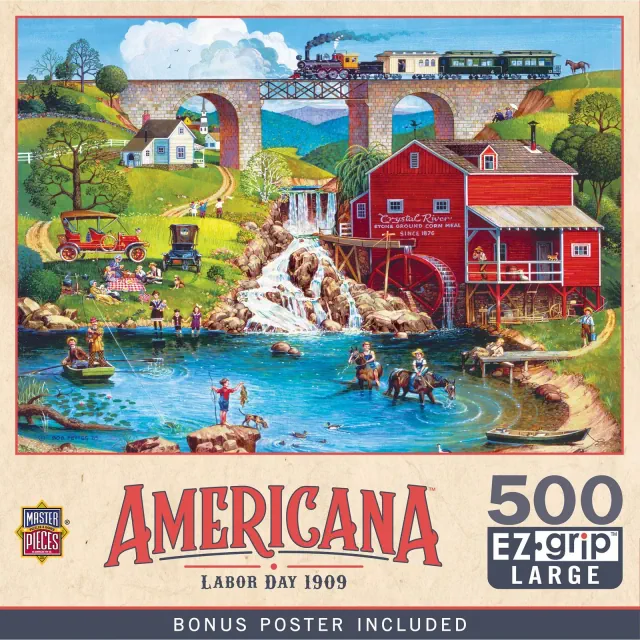 MasterPieces 500 Piece EZ Grip Puzzle - Labor Day 1909 - 19.25"x26.75"